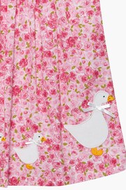 Trotters London Little Rose Floral Cotton Duck Dress - Image 6 of 6