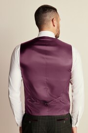 Burgundy Velvet Waistcoat - Image 3 of 8