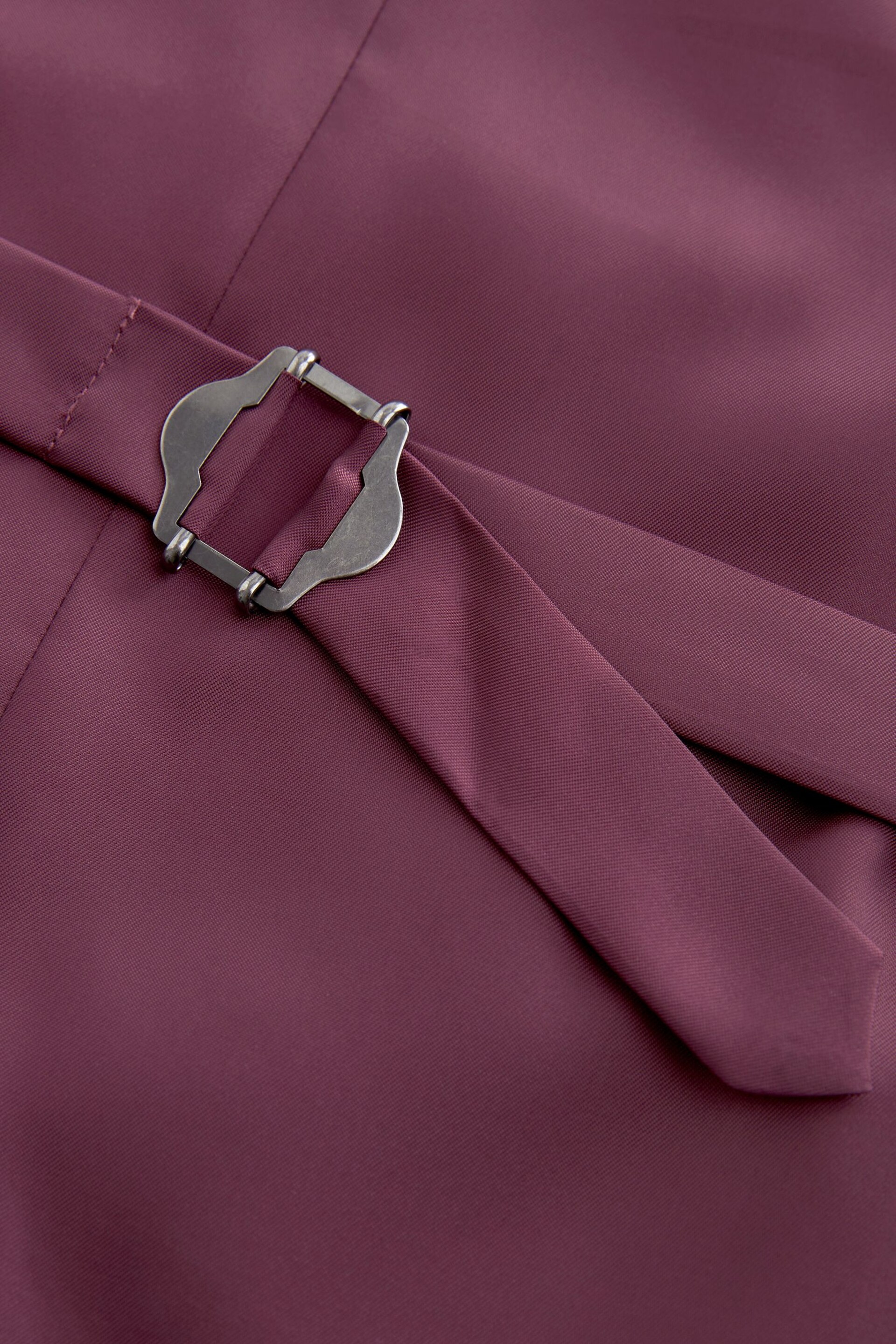 Burgundy Velvet Waistcoat - Image 8 of 8