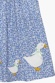 Trotters London Little Rose Floral 100% Cotton Duck Dress - Image 4 of 5