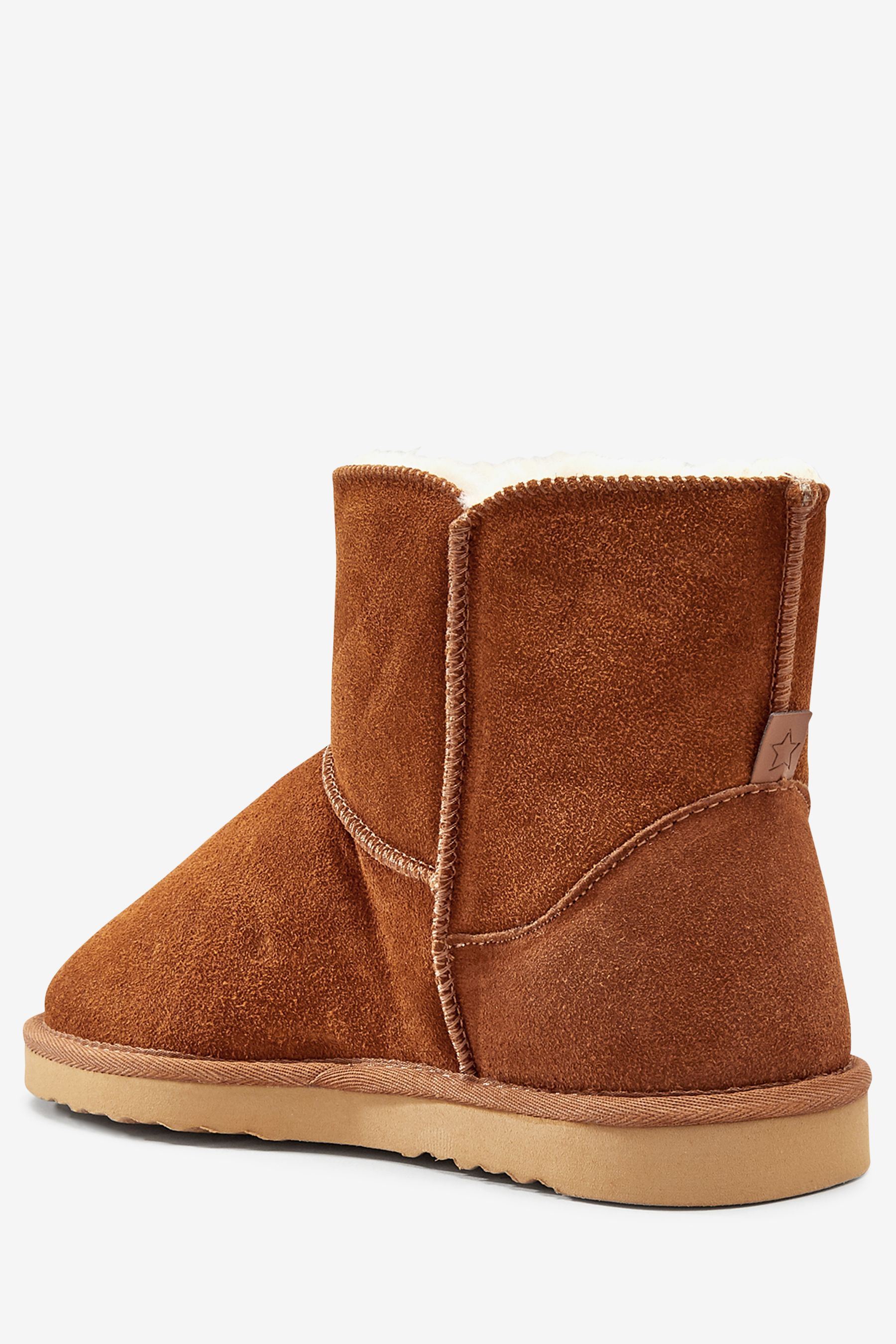 Caramel Suede Men's Boots with wool — BAMBOSHE