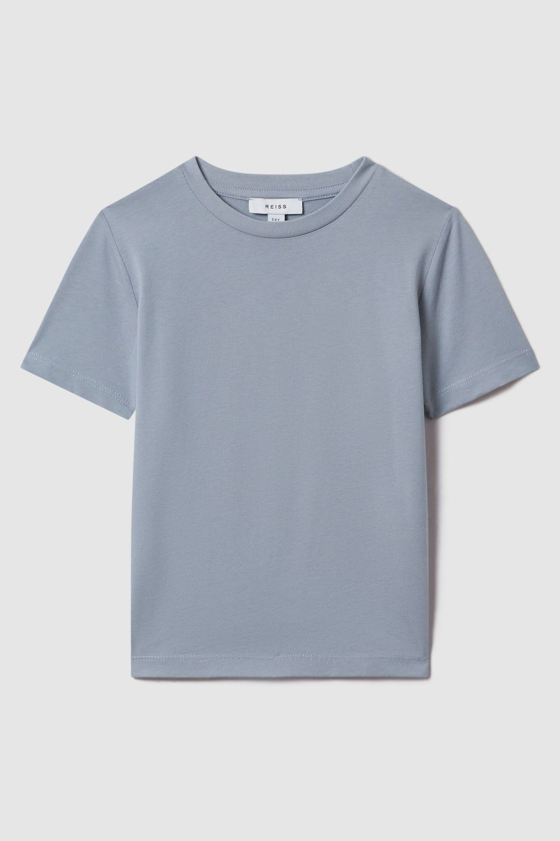 Reiss China Blue Bless Teen Crew Neck T-Shirt - Image 1 of 2