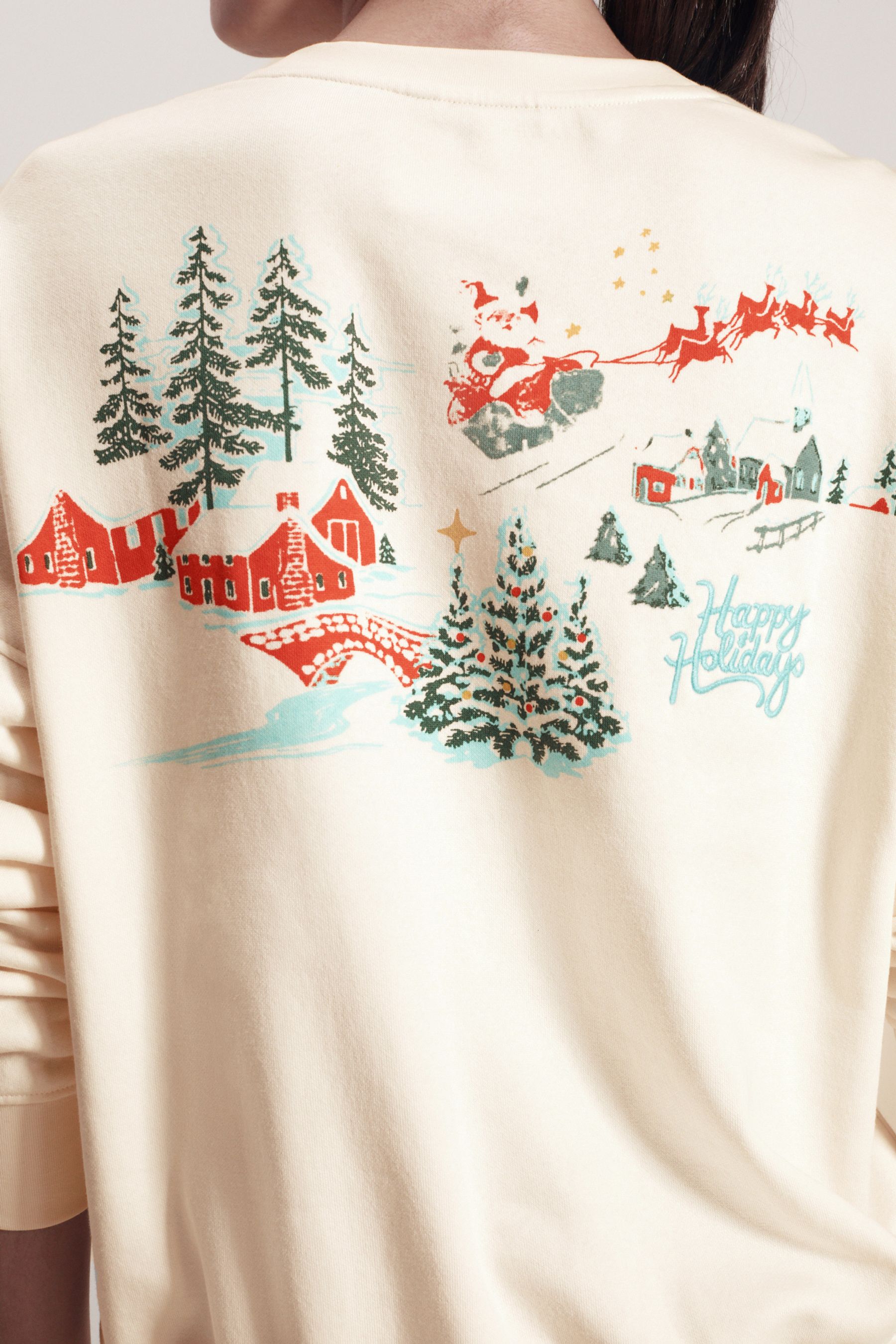 Happy holidays sweatshirt deals