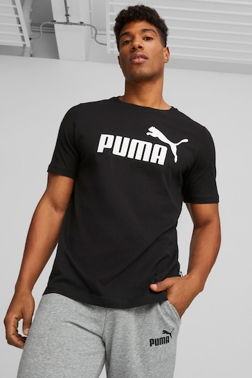 Puma Black Logo T-Shirt