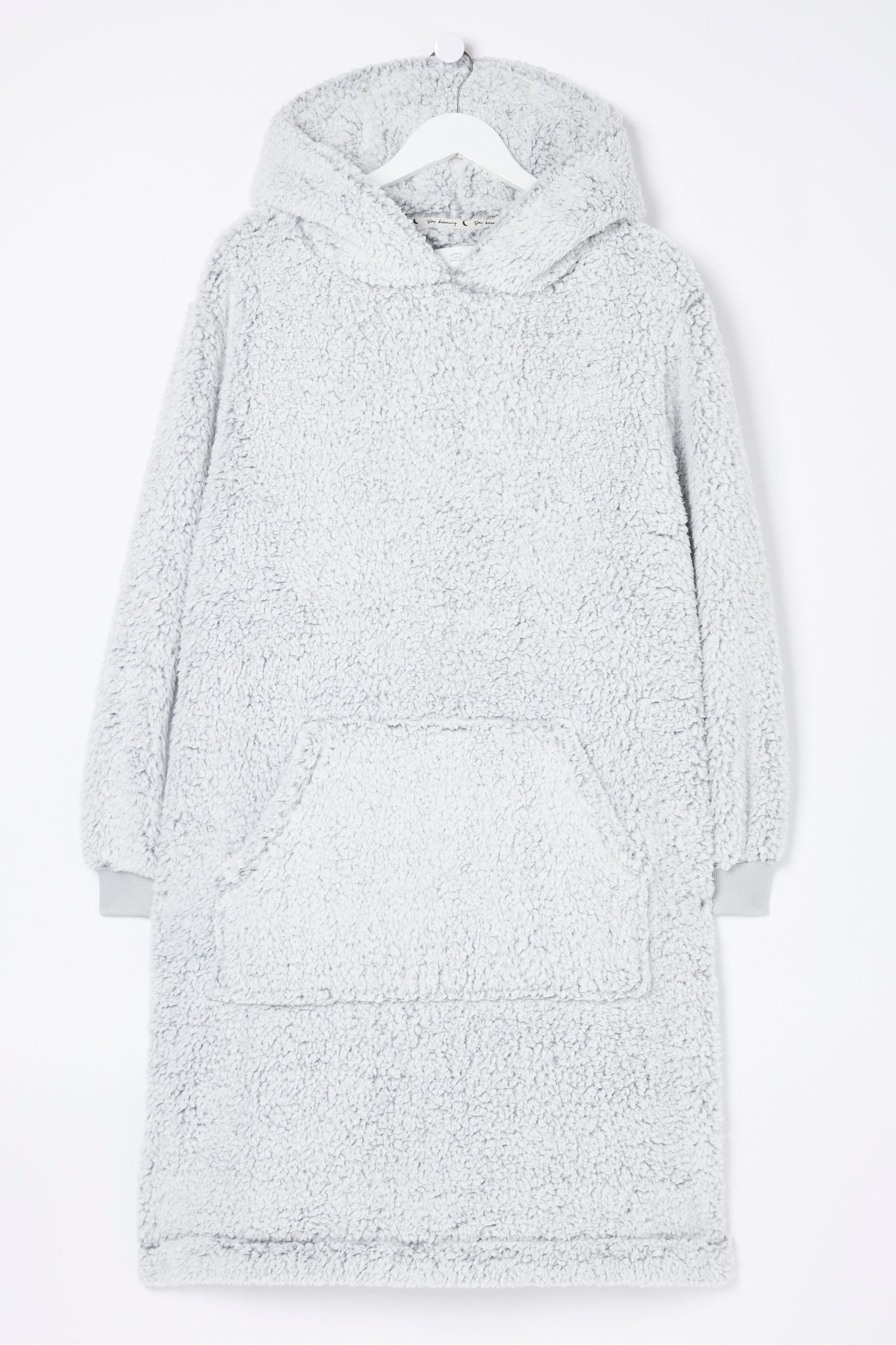 Buy FatFace Grey Carrie Fluffy Snuggle Hoodie from Next Latvia
