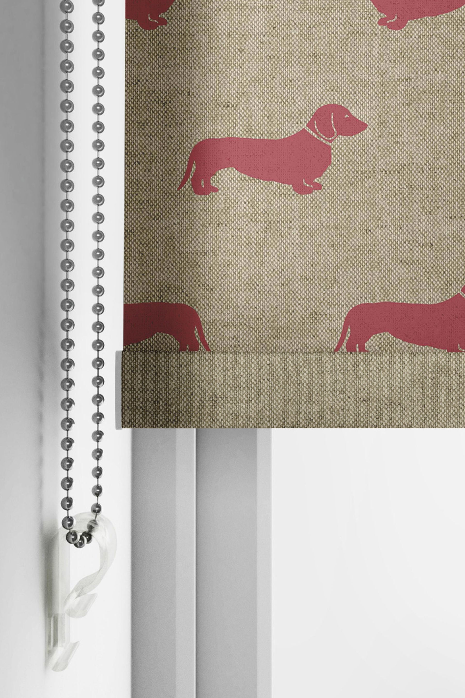 Buy Emily Bond Raspberry Peggy Made to Measure Roller Blinds from