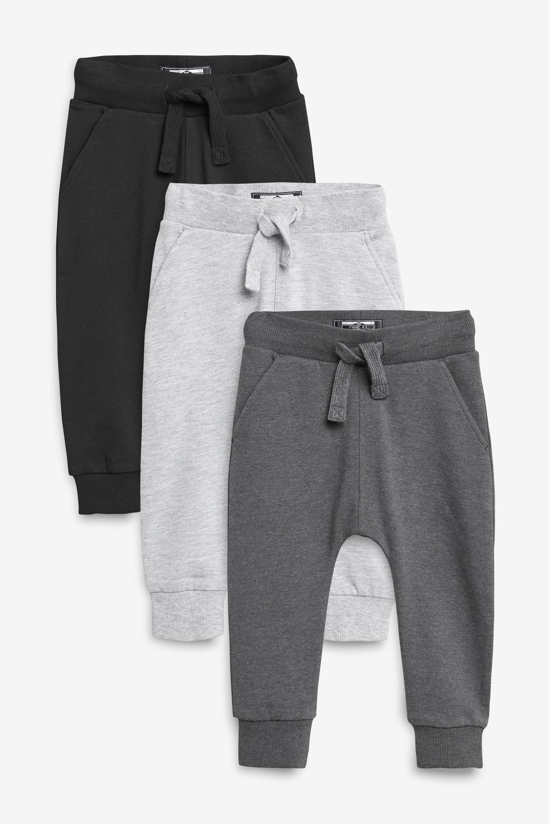 Buy Mono Super Skinny Joggers 3 Pack 3mths 7yrs from the Next UK online shop