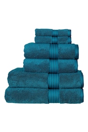 Christy Blue Supreme Hygro® - 650 GSM Cotton Towel - Image 3 of 4