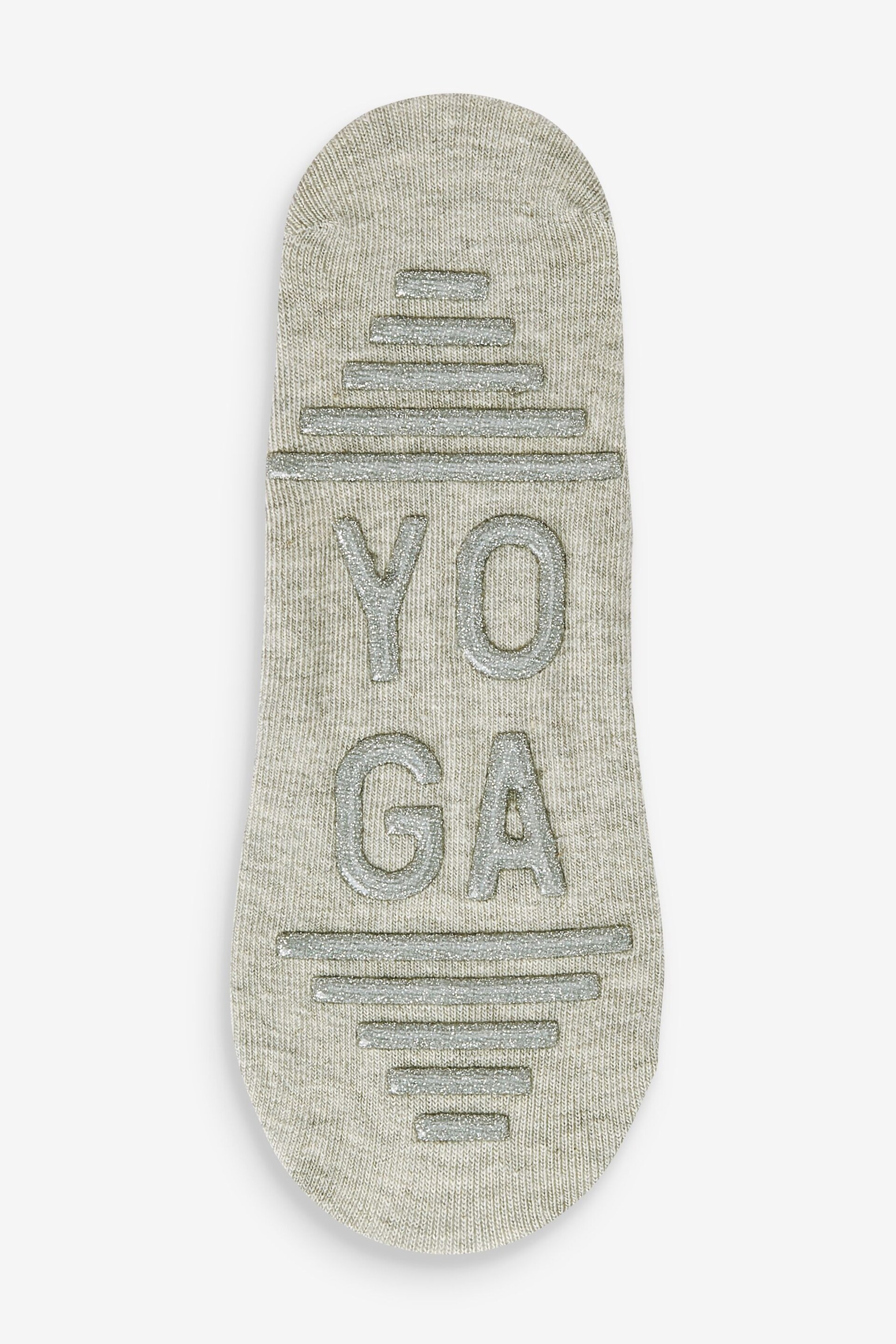 Black/Grey Yoga Footsies Two Pack - Image 4 of 6