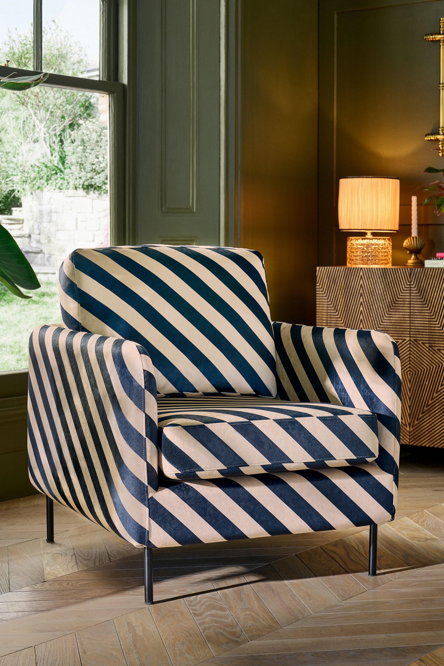 Next striped chair on sale