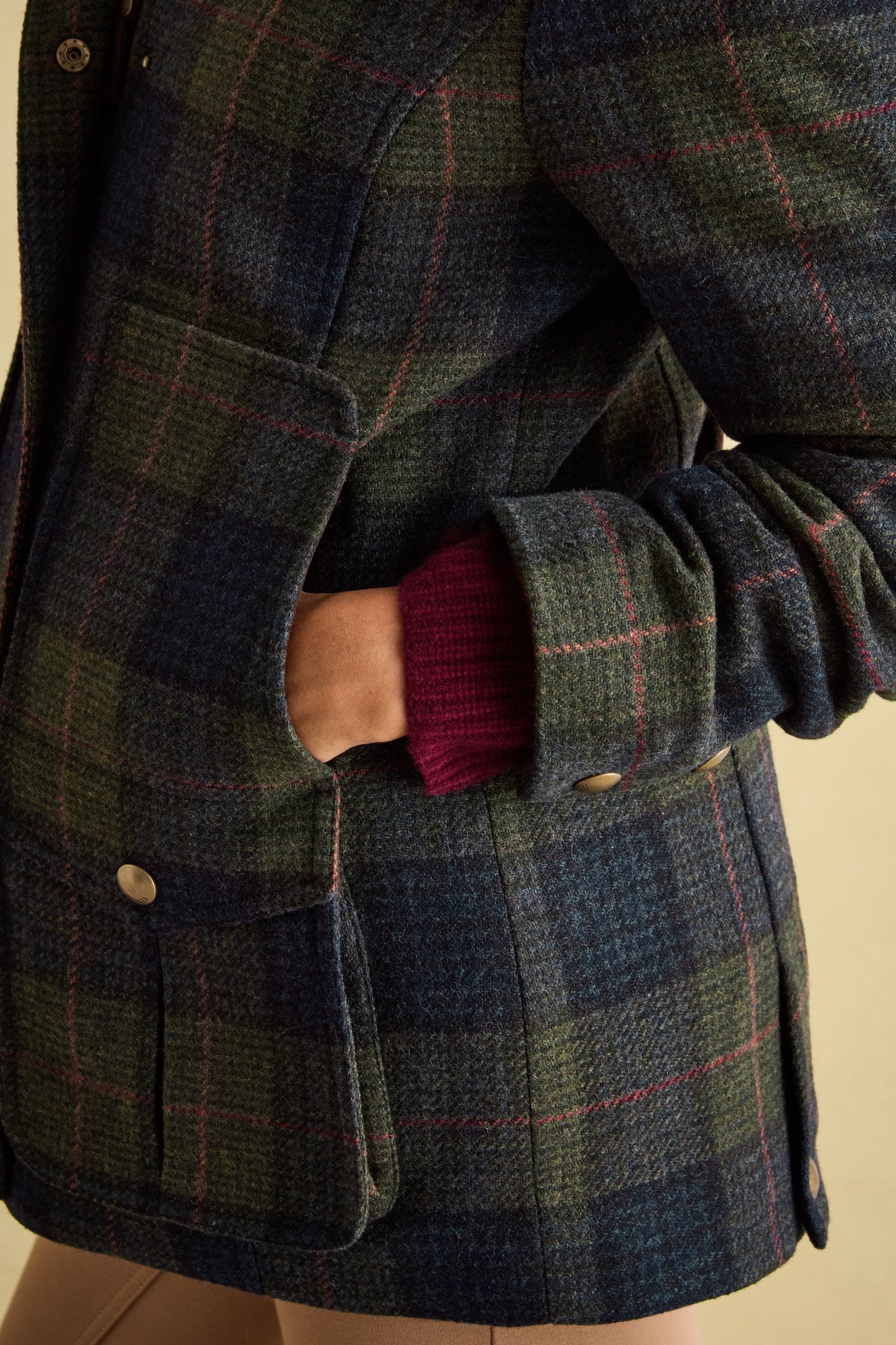 Joules navy tweed jacket new arrivals
