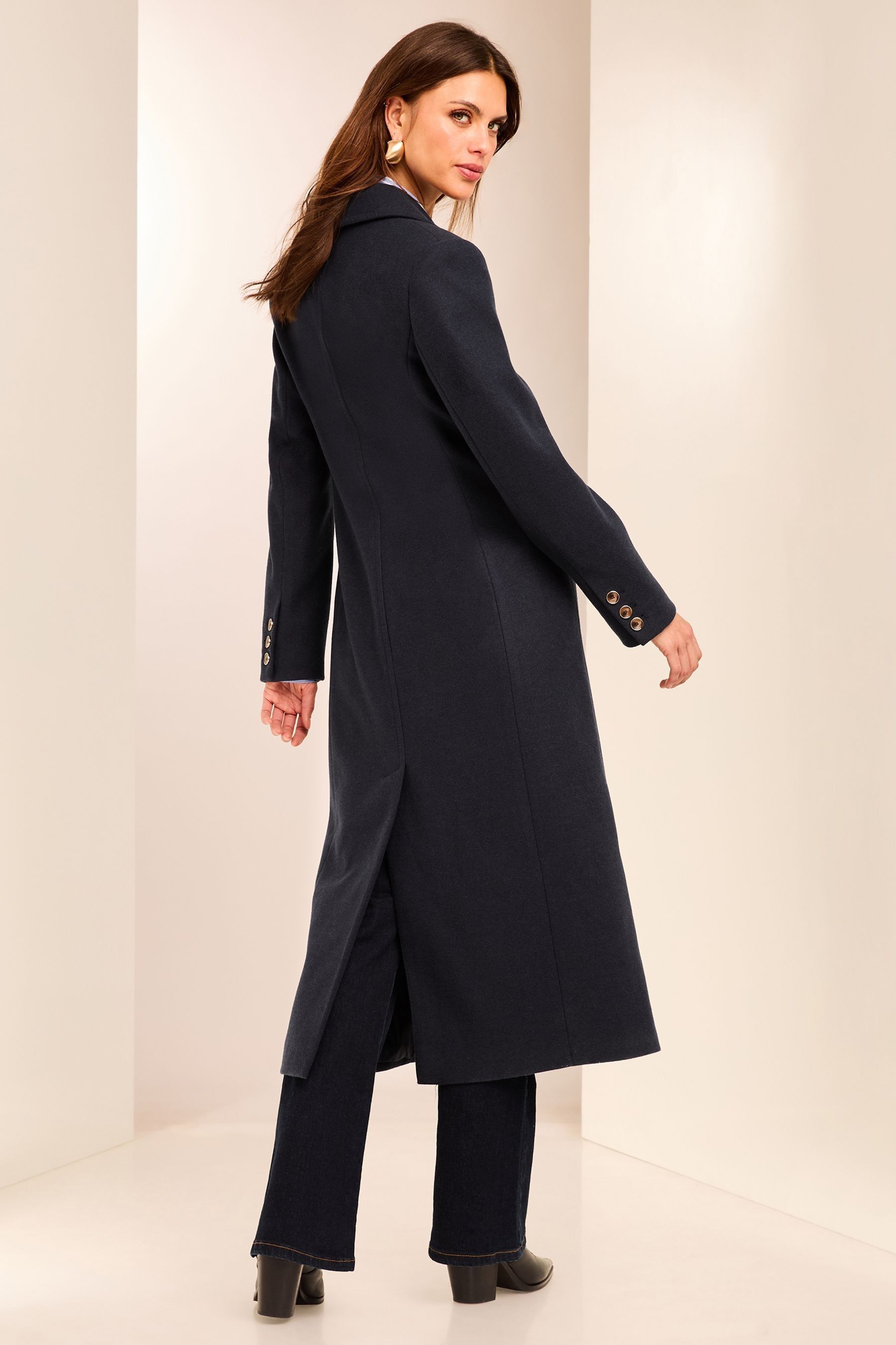 Lipsy navy coat store