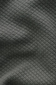 Slate Grey Premium Texture Zip Shacket - Image 8 of 8