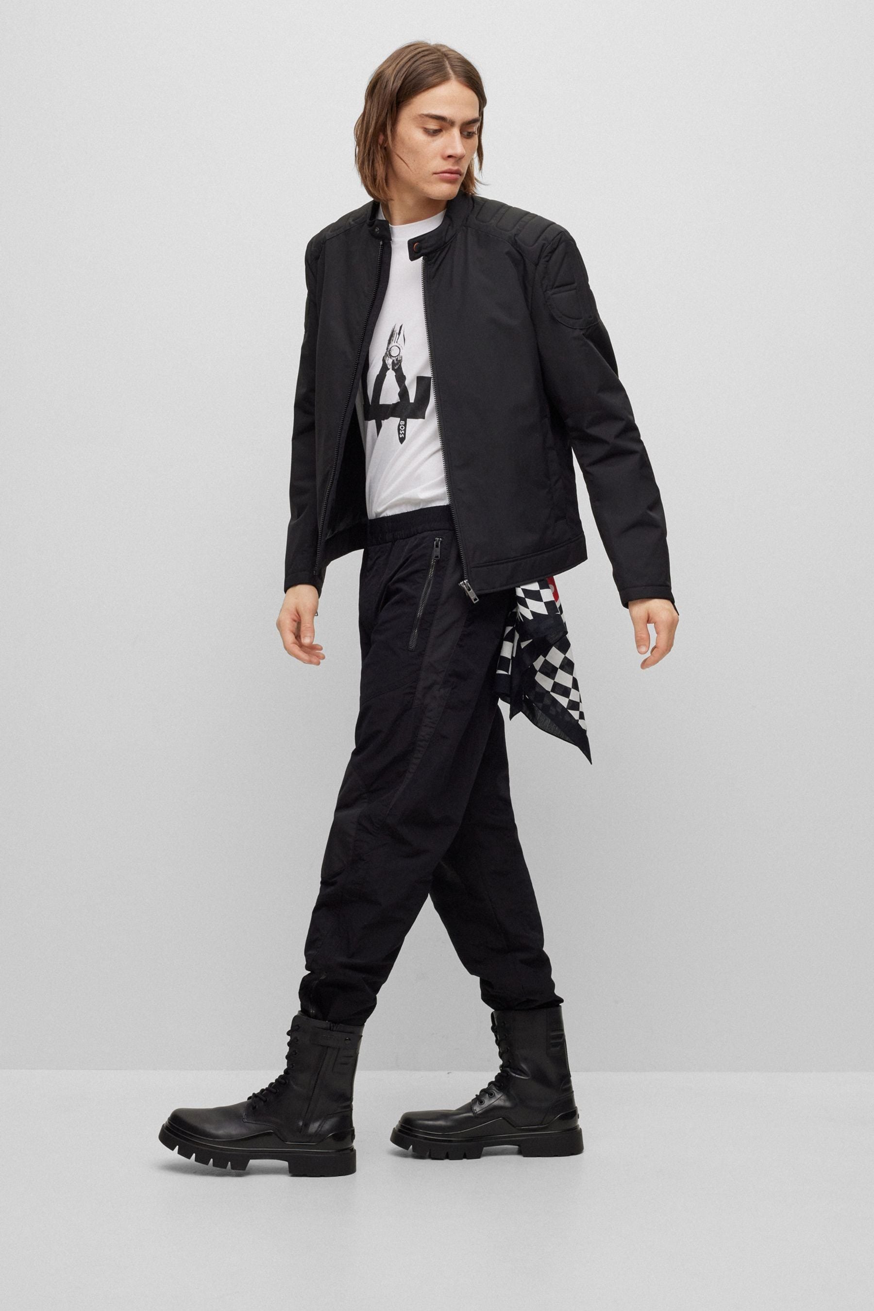Slim fit outlet canvas jacket