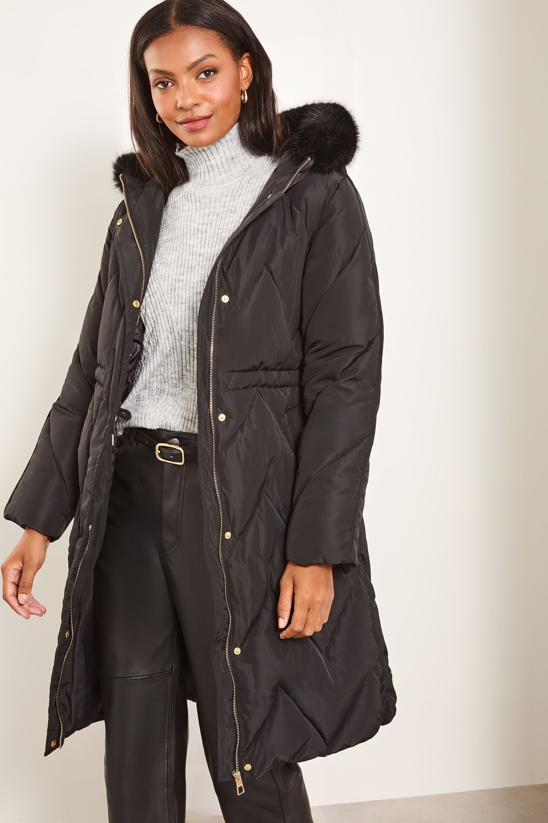 Lipsy parka coat 2025