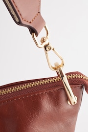 Tan Brown Webbing Strap Handheld Shopper Bag - Image 7 of 10