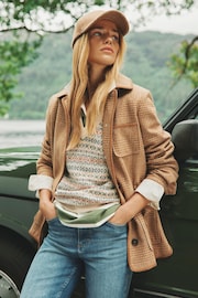 Joules Launton Check Tweed Jacket - Image 1 of 11