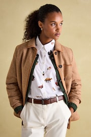 Joules Launton Check Tweed Jacket - Image 9 of 11