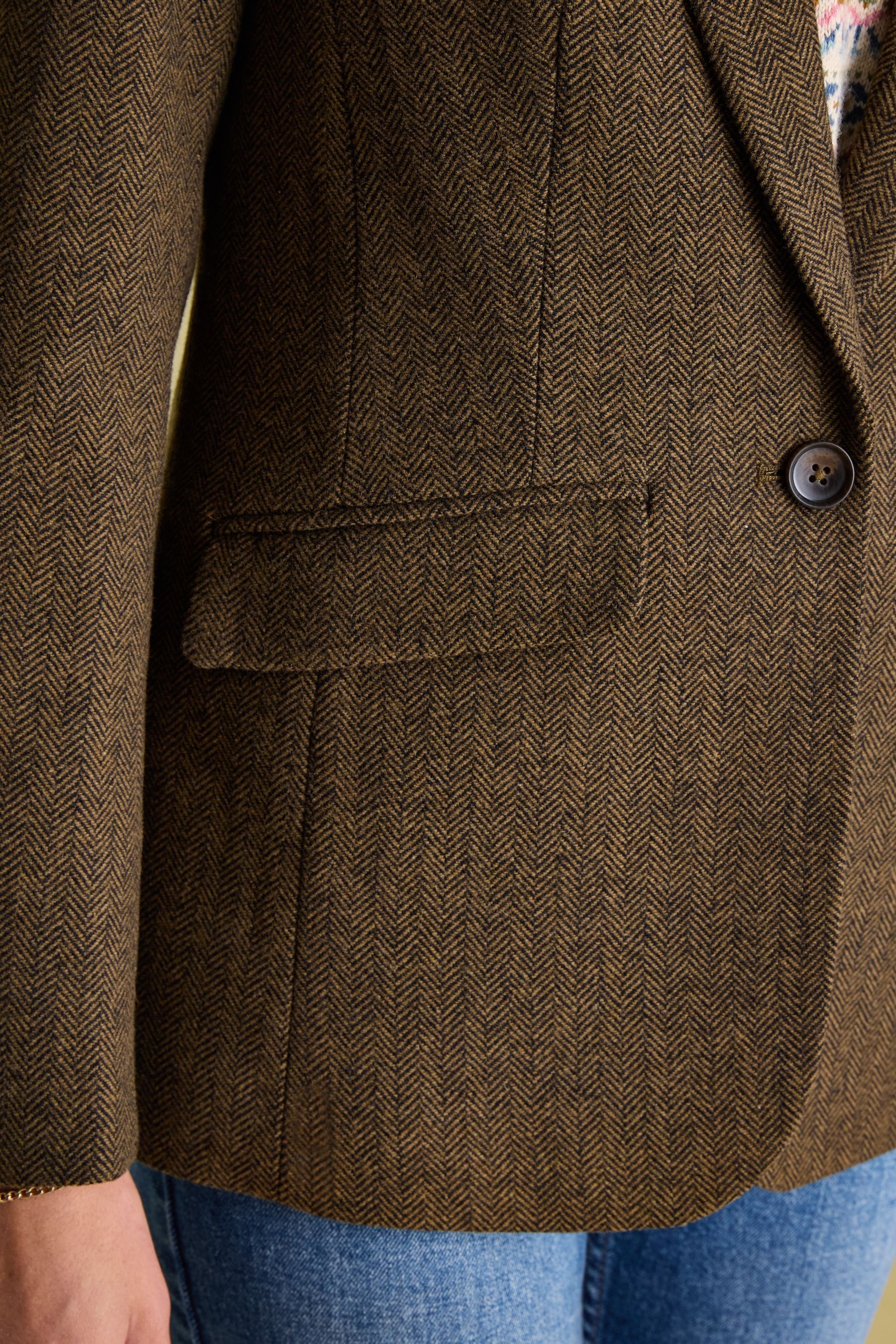 Joules herringbone jacket sale