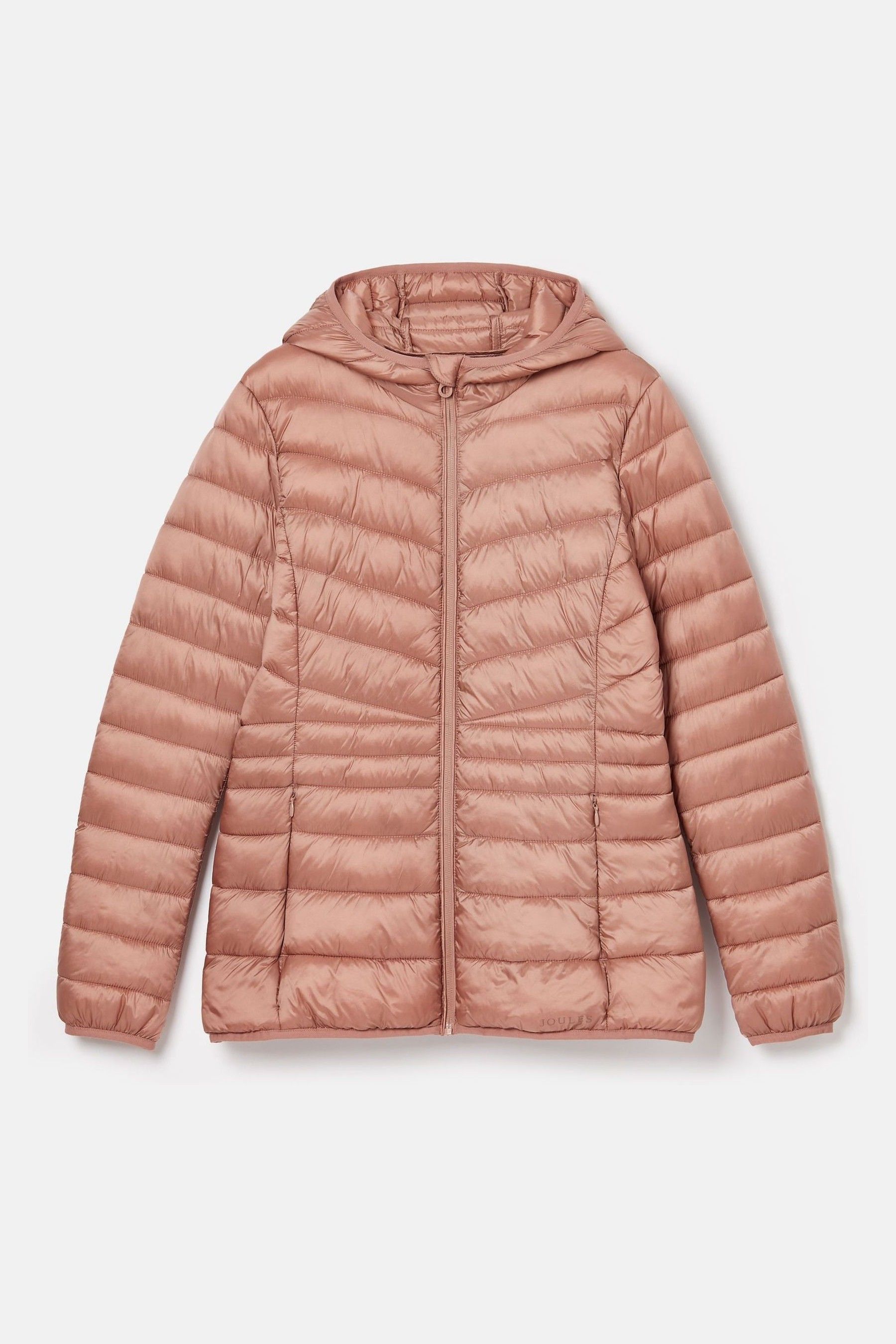 Buy Joules Kenley Pink Showerproof Padded Coat with Hood from the Next UK online shop