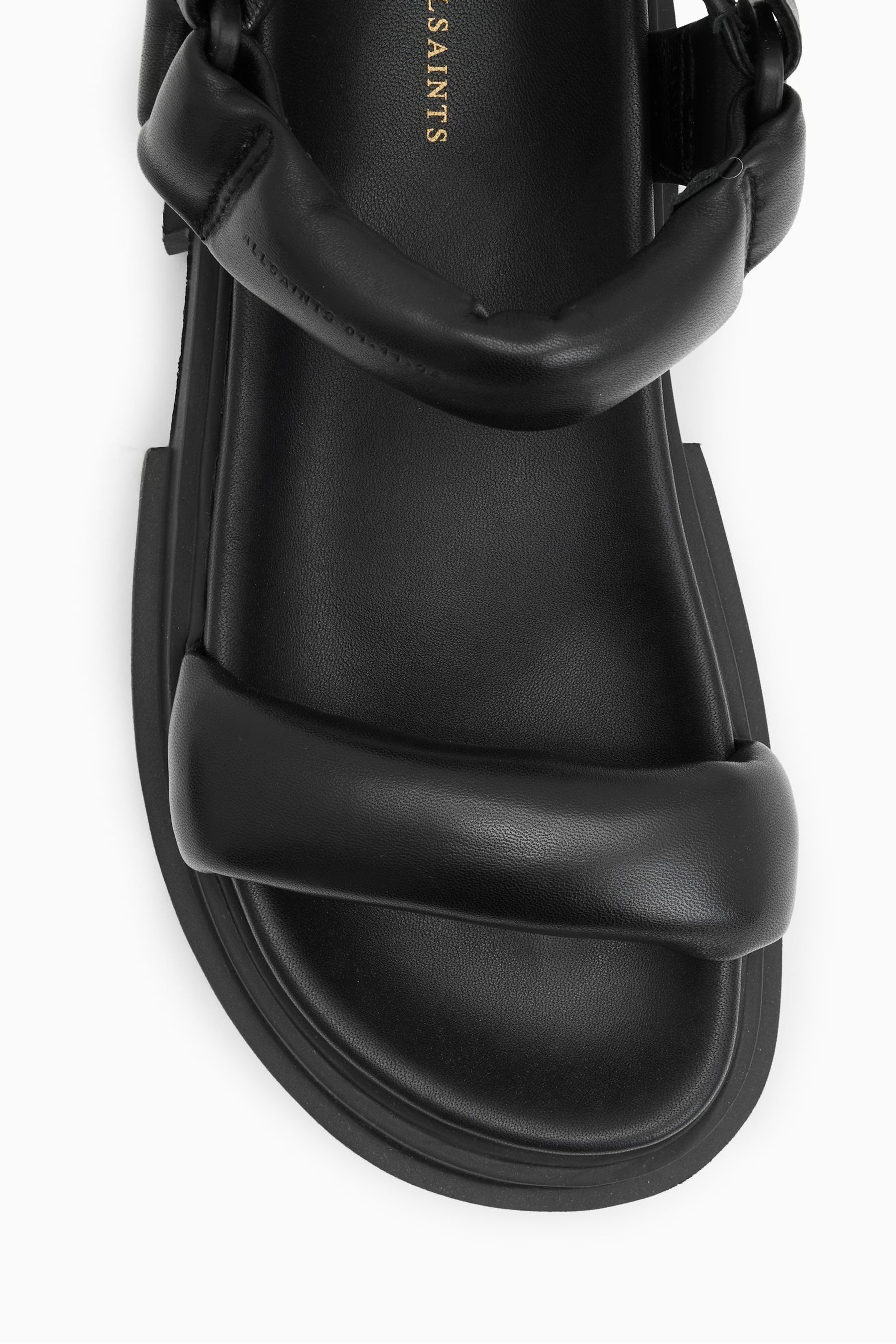 Solid shop black sandals
