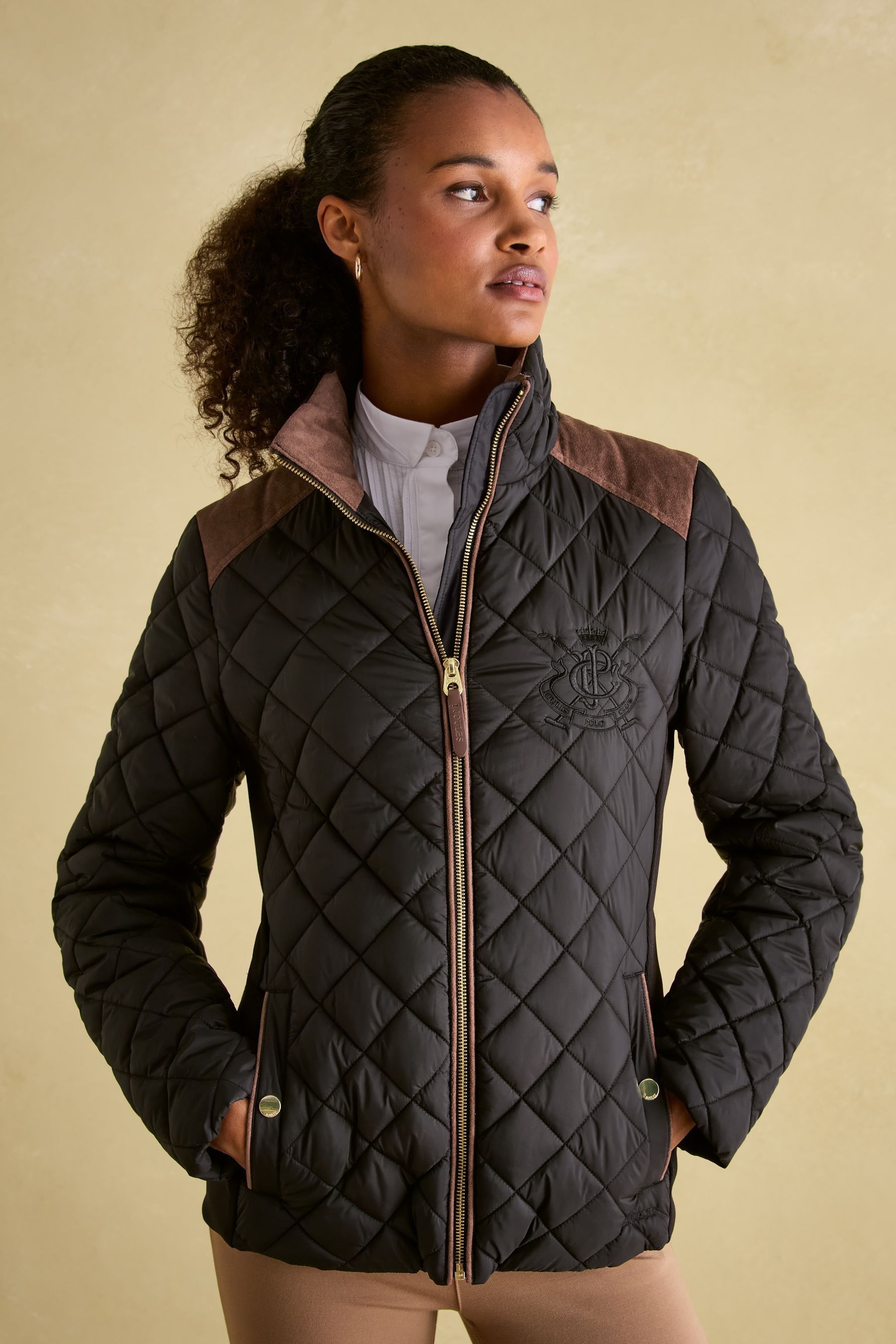Ladies diamond quilted jackets uk clearance