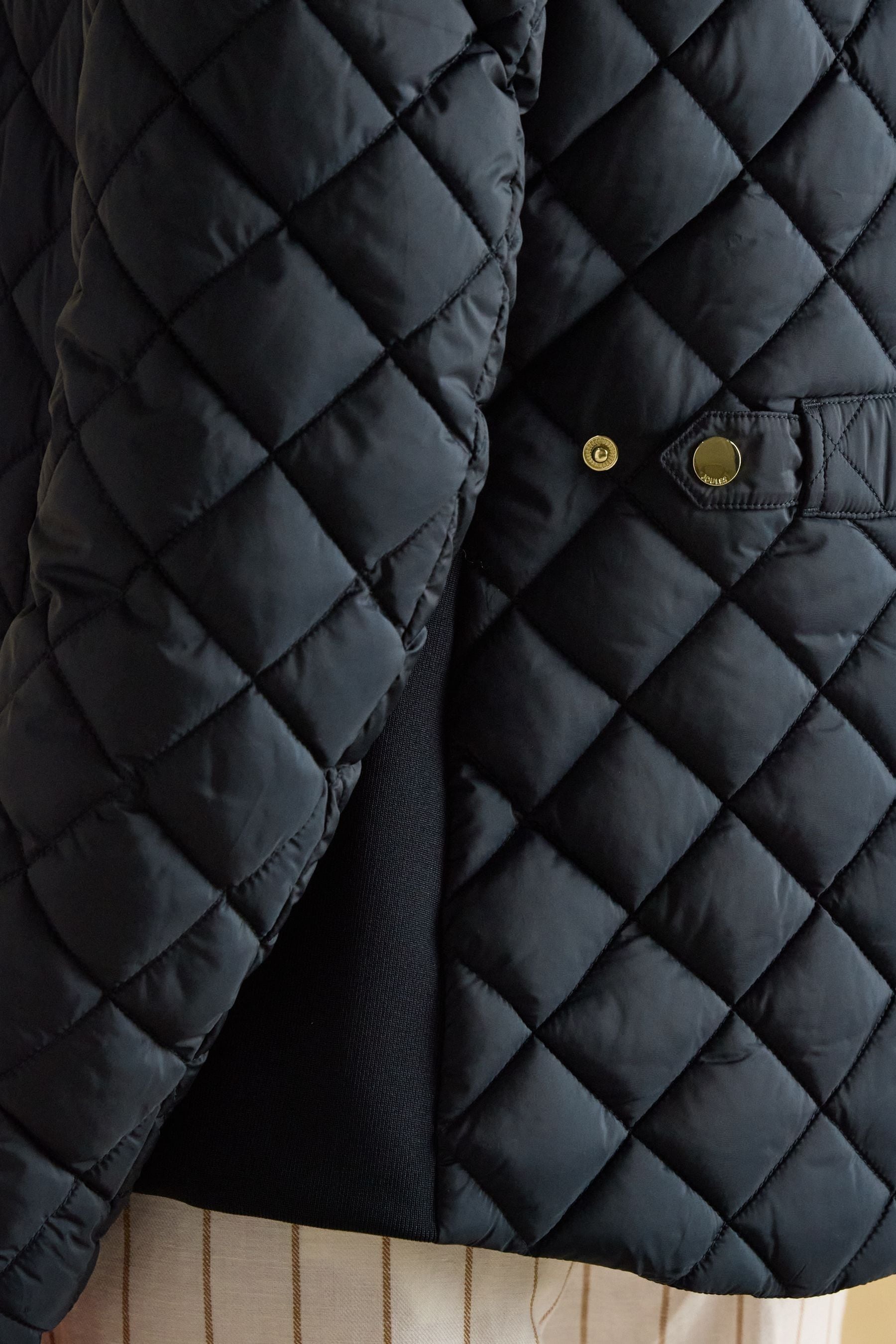 Joules girls goofy shop quilted coat