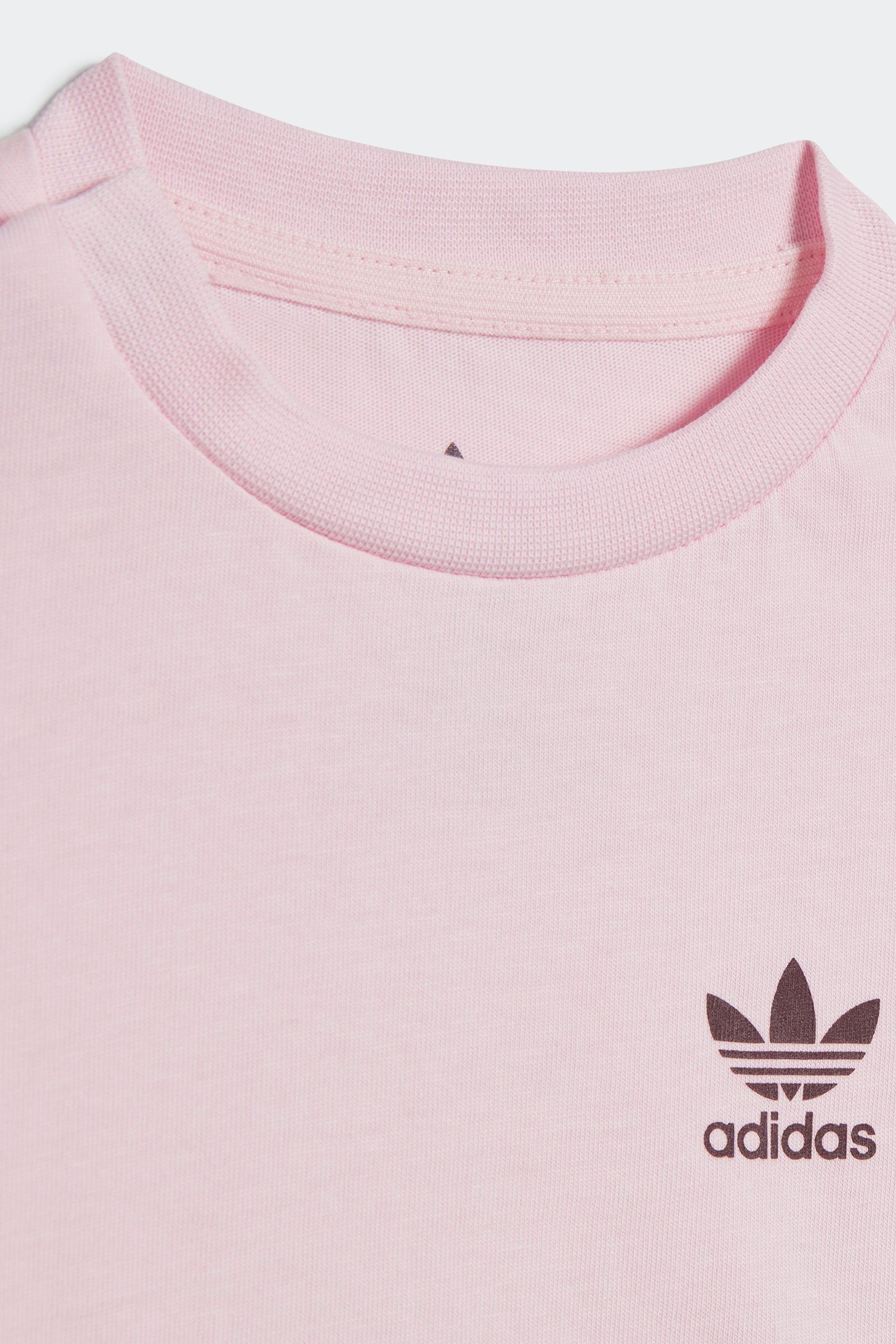 Buy adidas Originals Infant Light Pink T Shirt and Shorts Set from Next Luxembourg