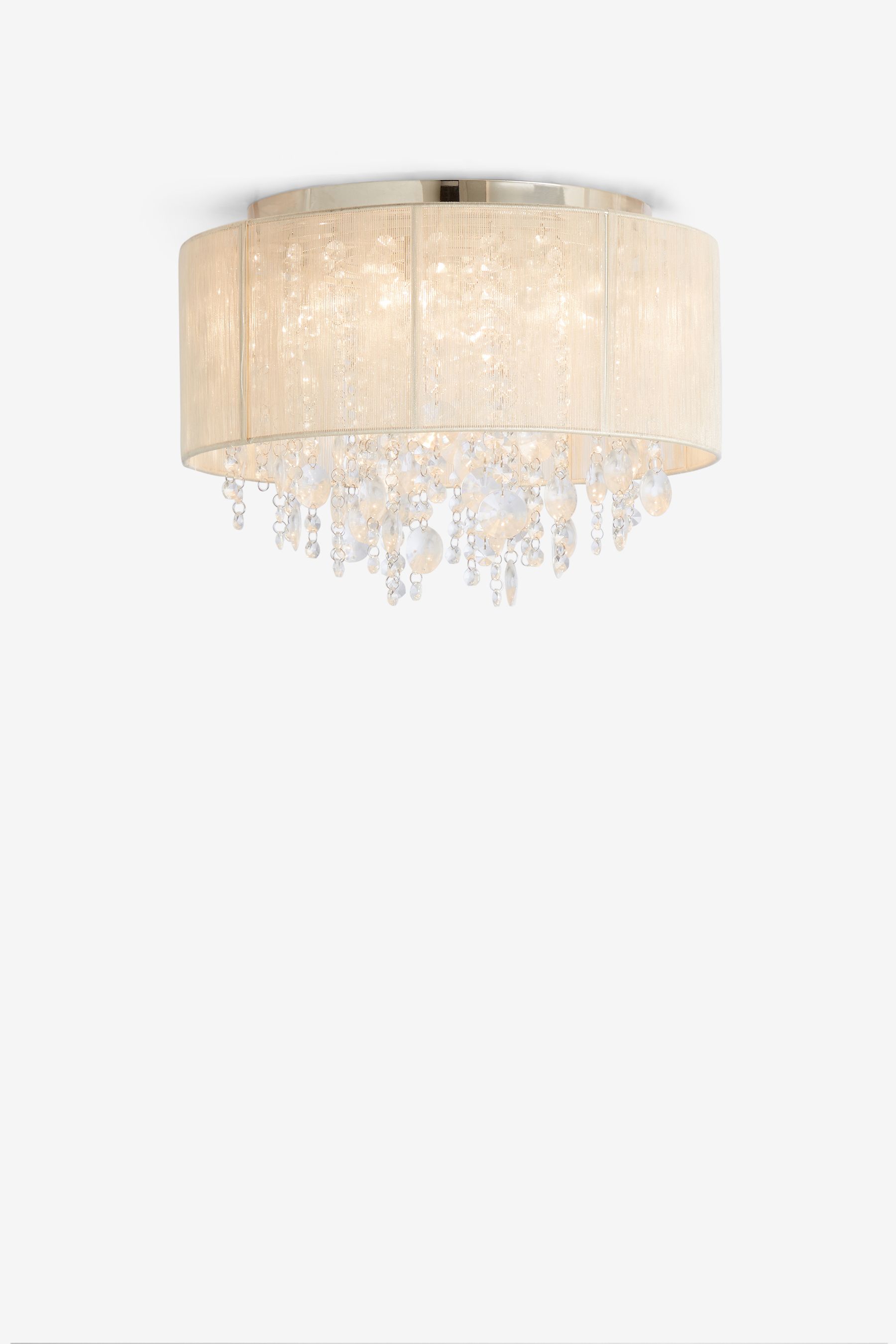 Buy Champagne Gold Palazzo Flush Ceiling Light from the Next UK