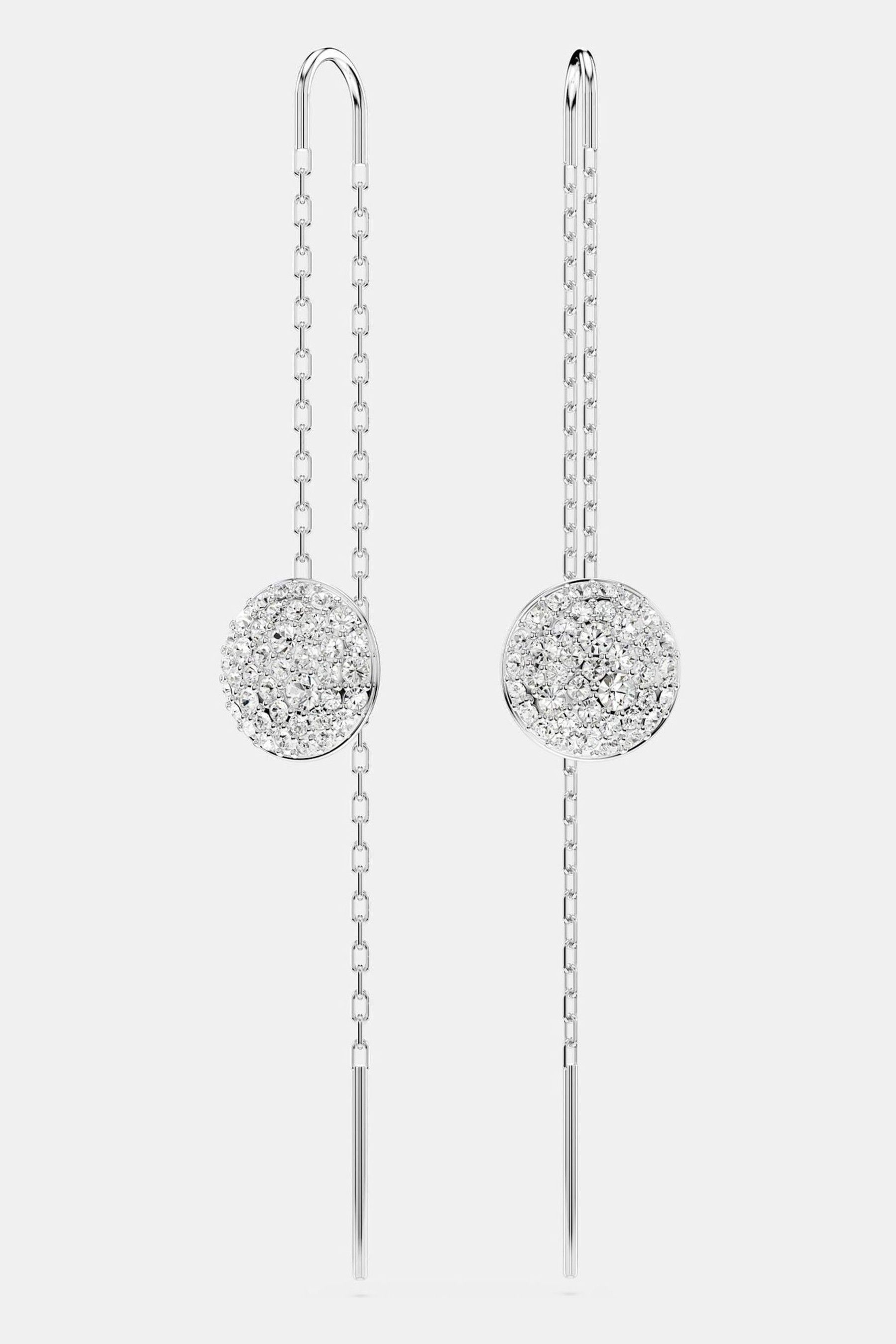 Swarovski black drop earrings top