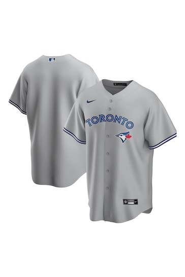 Nike Grey Toronto Grey Jays Official Replica Road Jersey Youth