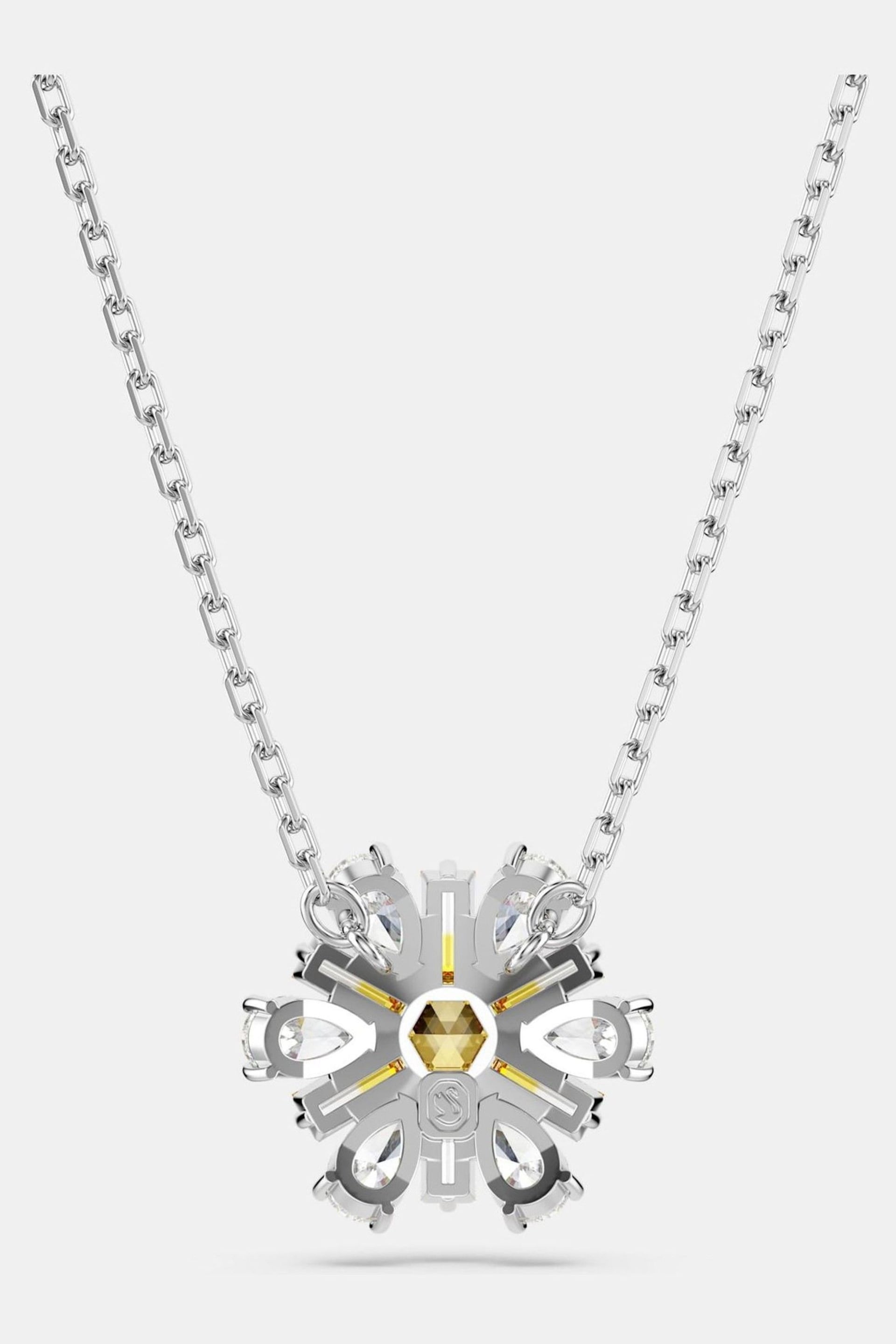 Swarovski Silver Daisy Crystal Necklace - Image 4 of 7