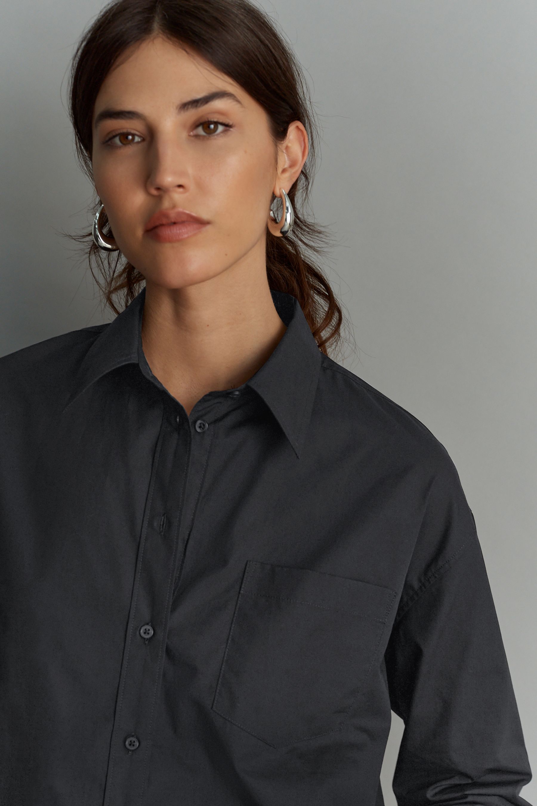 Next Black Oversized Shirt