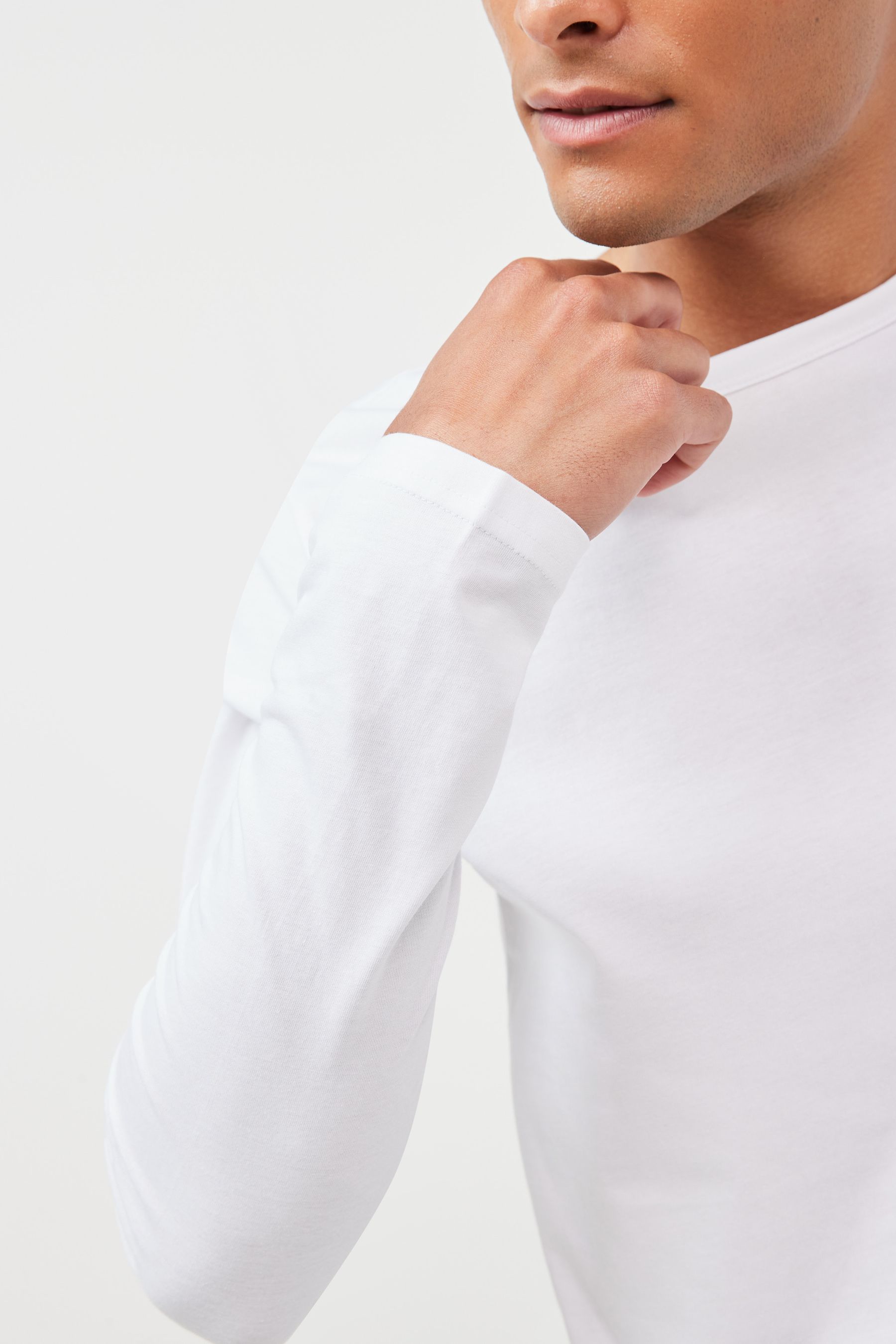 Buy Multi Long Sleeve 100 Cotton T Shirts 5 Pack from the Next UK online shop