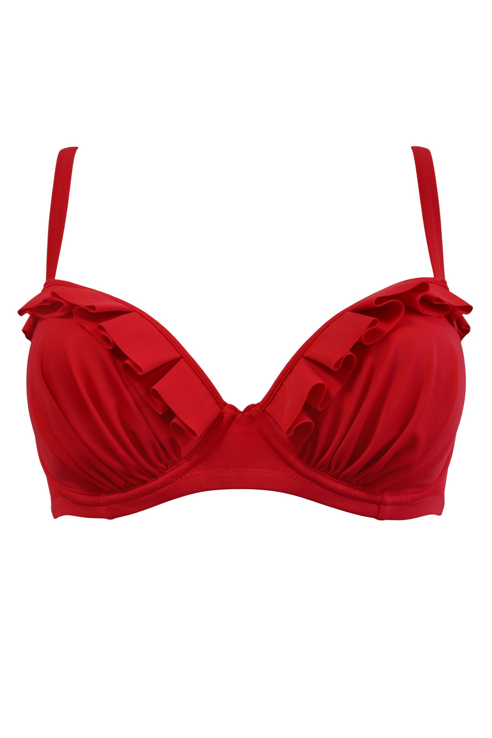 Pour Moi Red Space Underwired Bikini Top - Image 4 of 5