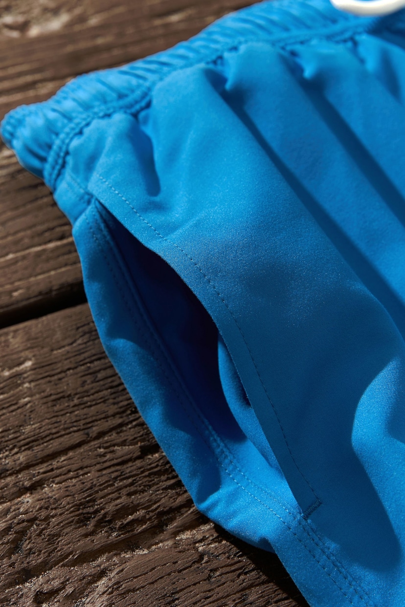 Cobalt Blue Palm Logo Essential Swim Shorts - Image 3 of 6