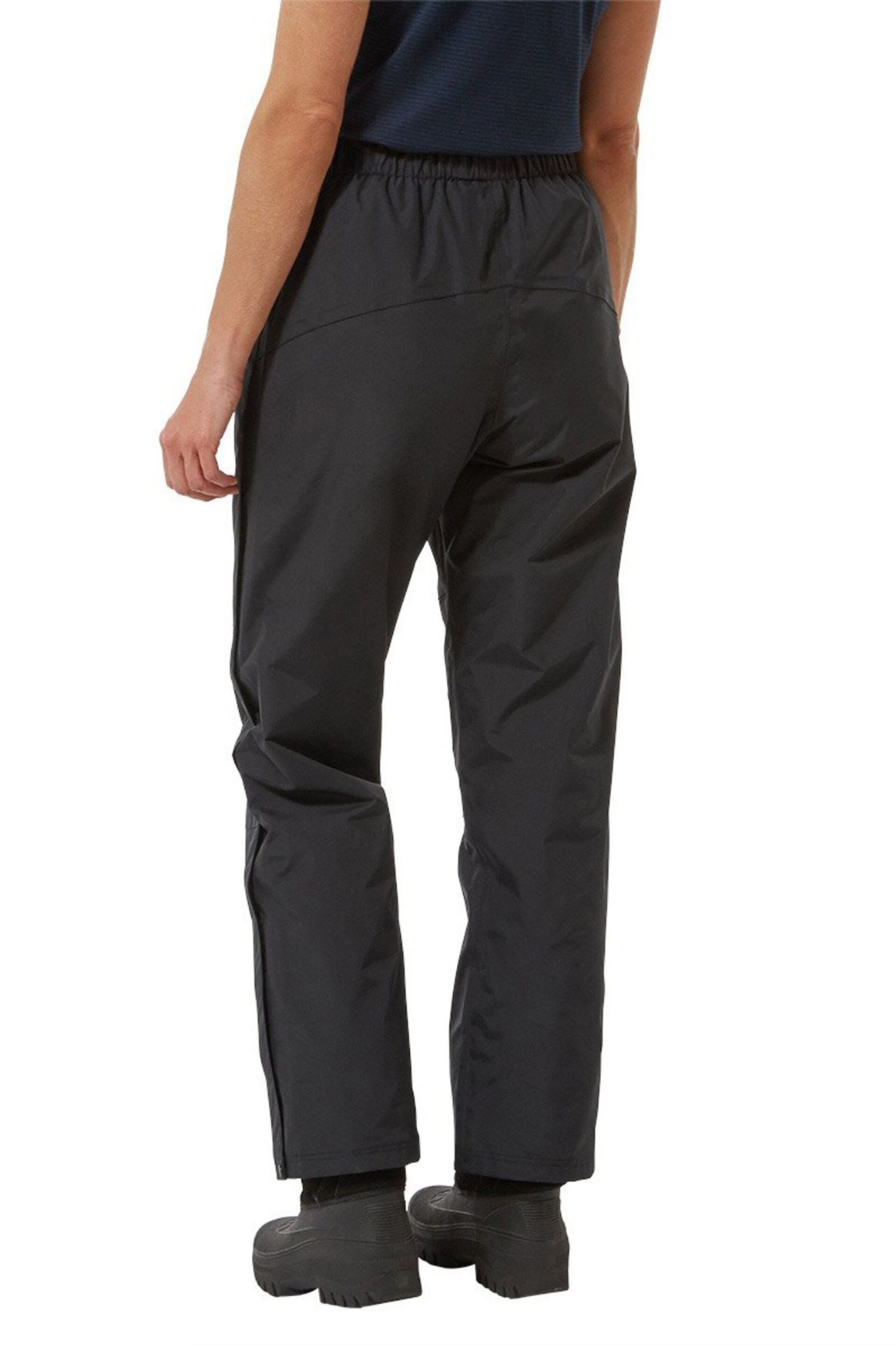 Tog 24 Charcoal Black Steward Waterproof Regular Ski Trousers - Image 2 of 4