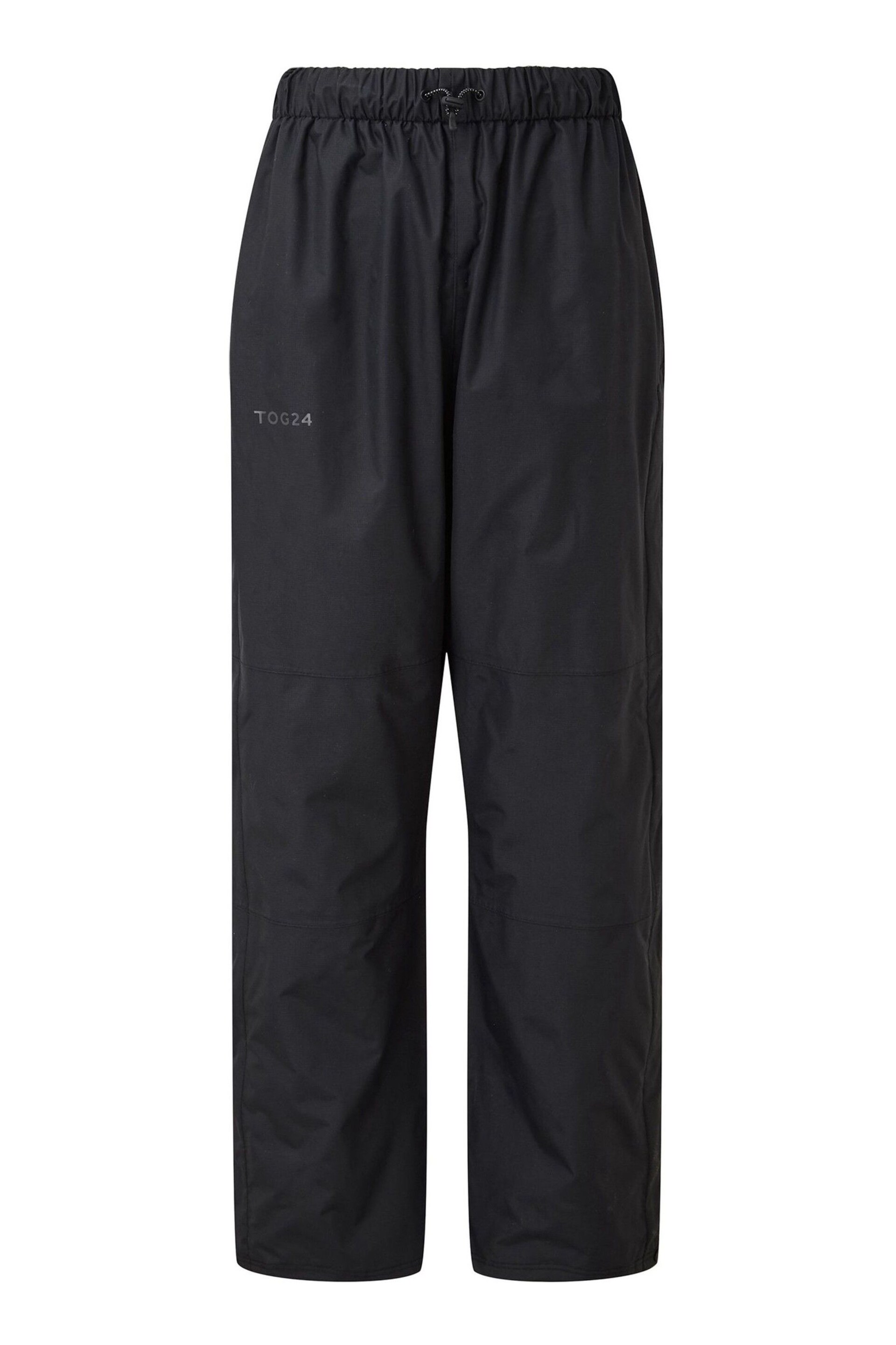Tog 24 Charcoal Black Steward Waterproof Regular Ski Trousers - Image 4 of 4