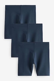 Clarks Indigo Blue Clarks School Jersey Cycling Shorts 3 Pack - Image 1 of 5