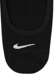 Nike Black Everyday Lightweight Training Footie Socks 3 Pack - Image 4 of 4