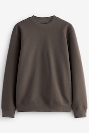 Mushroom Brown Premium Texture Crew Sweatshirt - Image 6 of 8