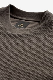 Mushroom Brown Premium Texture Crew Sweatshirt - Image 7 of 8