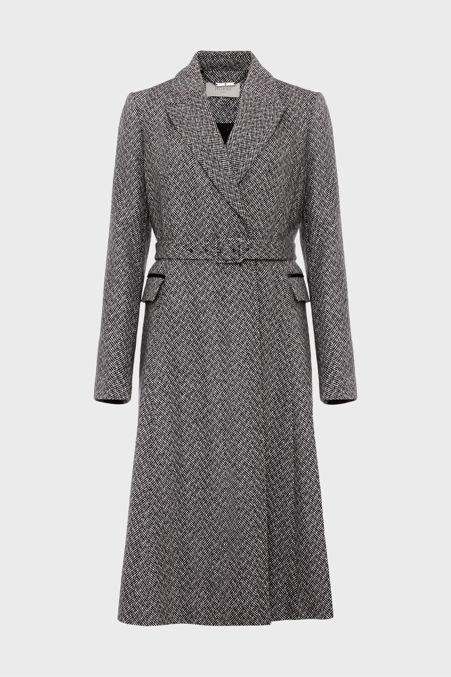 Buy Hobbs Sian Black Coat from the Next UK online shop