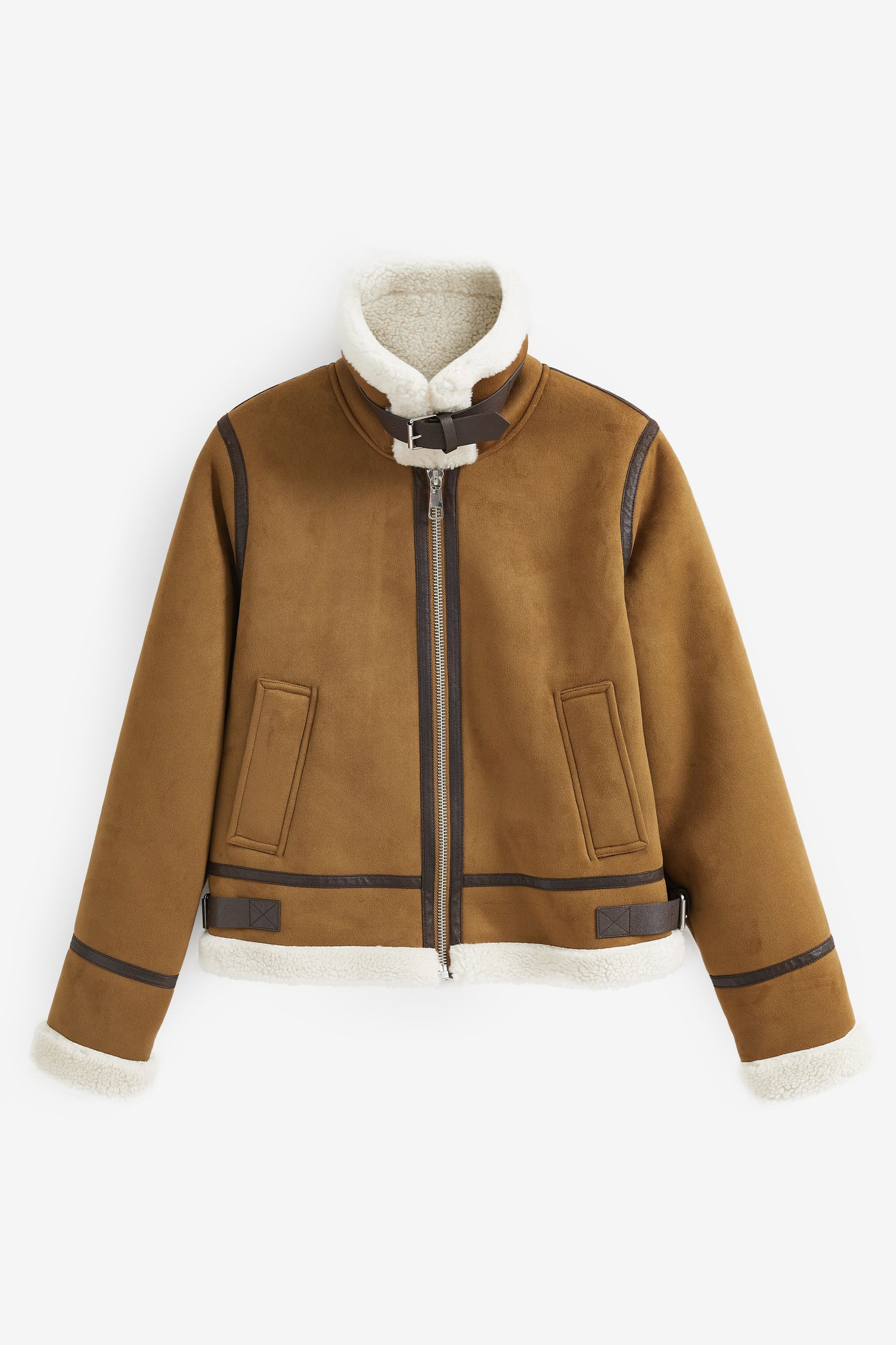 Tan suede aviator jacket store