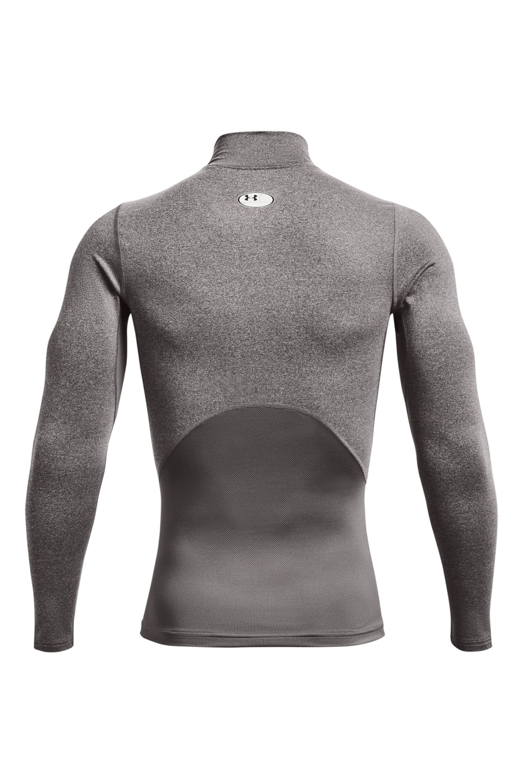 Buy Under Armour Charcoal Grey Under Armour Charcoal Grey Coldgear Mock Neck Base Layer from Next Ireland