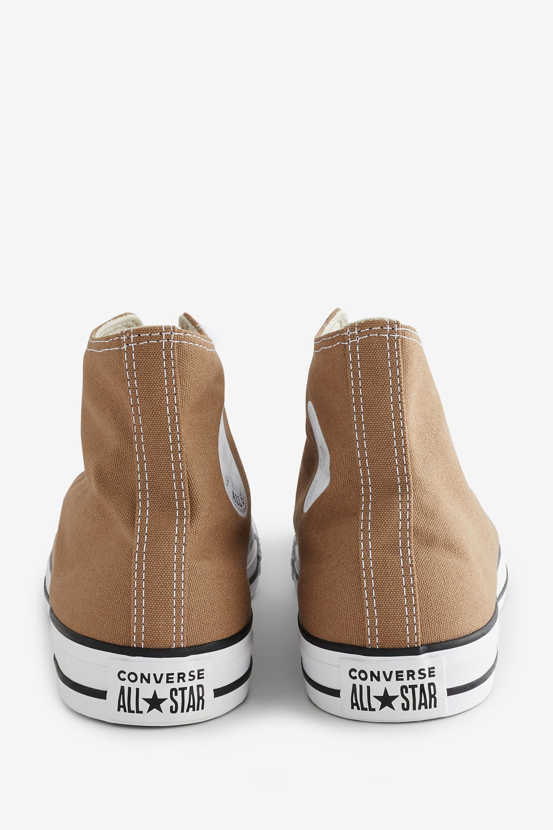 Converse Brown Chuck Taylor Classic High Top Trainers - Image 4 of 9