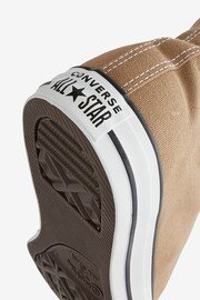 Converse Brown Chuck Taylor Classic High Top Trainers - Image 7 of 9