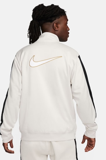 Nike White Sportswear Track Jacket