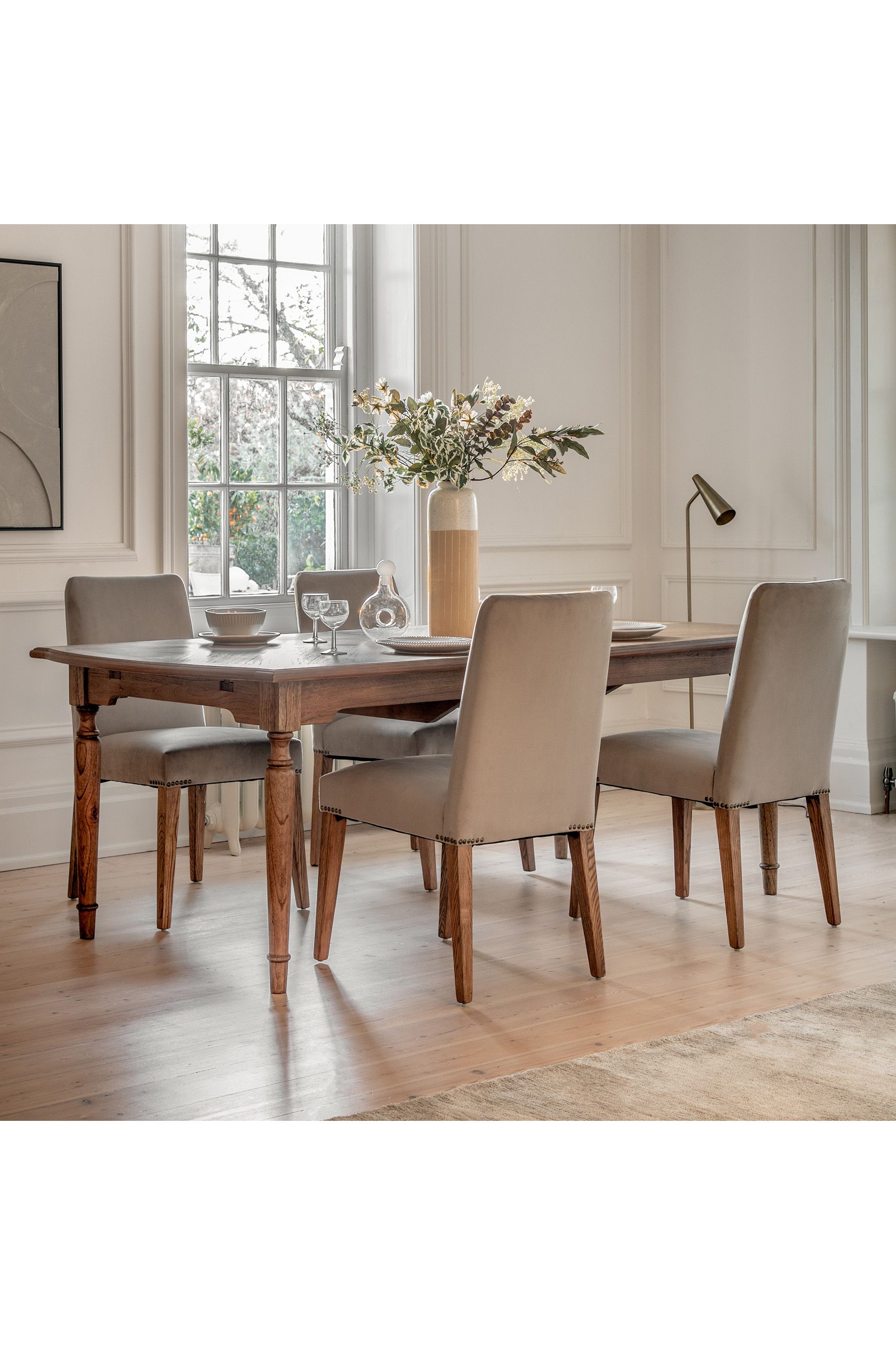 Buy Gallery Home Natural Kami Extending Dining Table from the Next UK ...