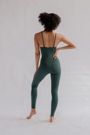 Girlfriend Collective Khaki/Green Unitard Bodies - Image 2 of 8